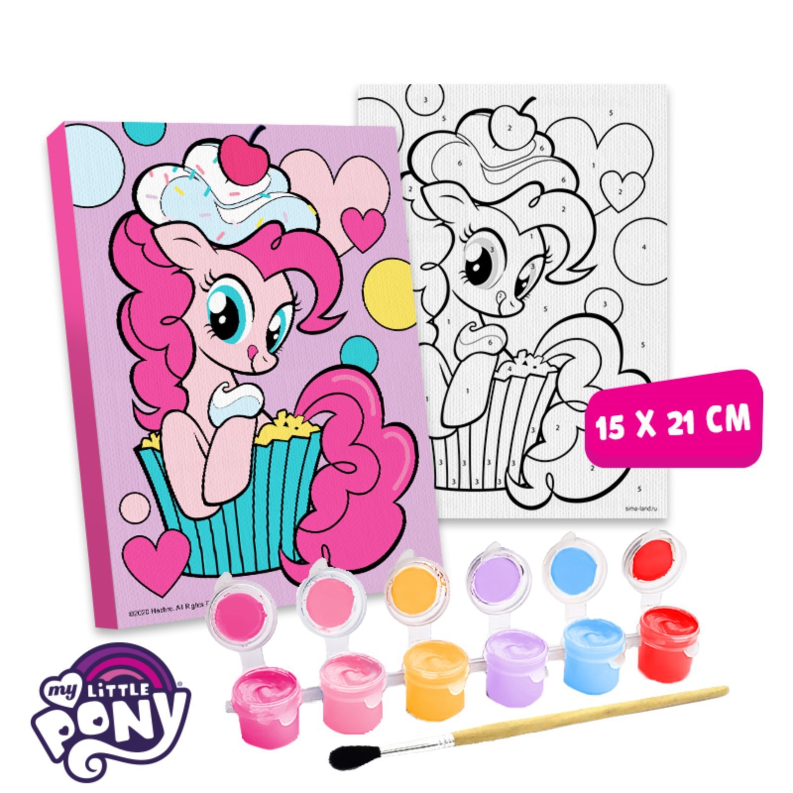 Картина по номерам «Пинки Пай» My Little Pony, 21x15 см ✳️ купить по цене  409 ₽/шт. в Екатеринбурге с доставкой в интернет-магазине Леруа Мерлен