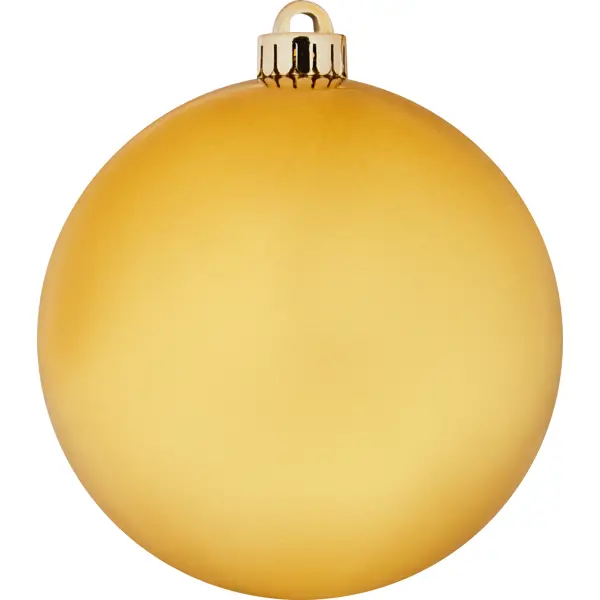 Шар ёлочный ø14 см пластик золотой елочный шар традиции ø8 см пластик золотой
