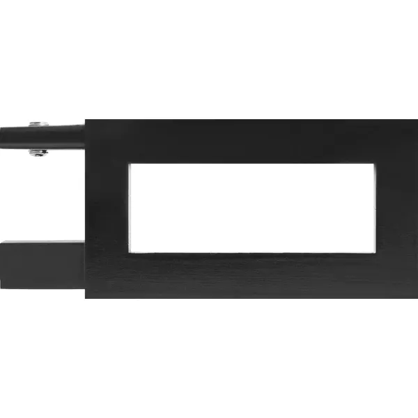 Наконечник Квадро Симпл Inspire металл цвет черный 4 см 2 шт.