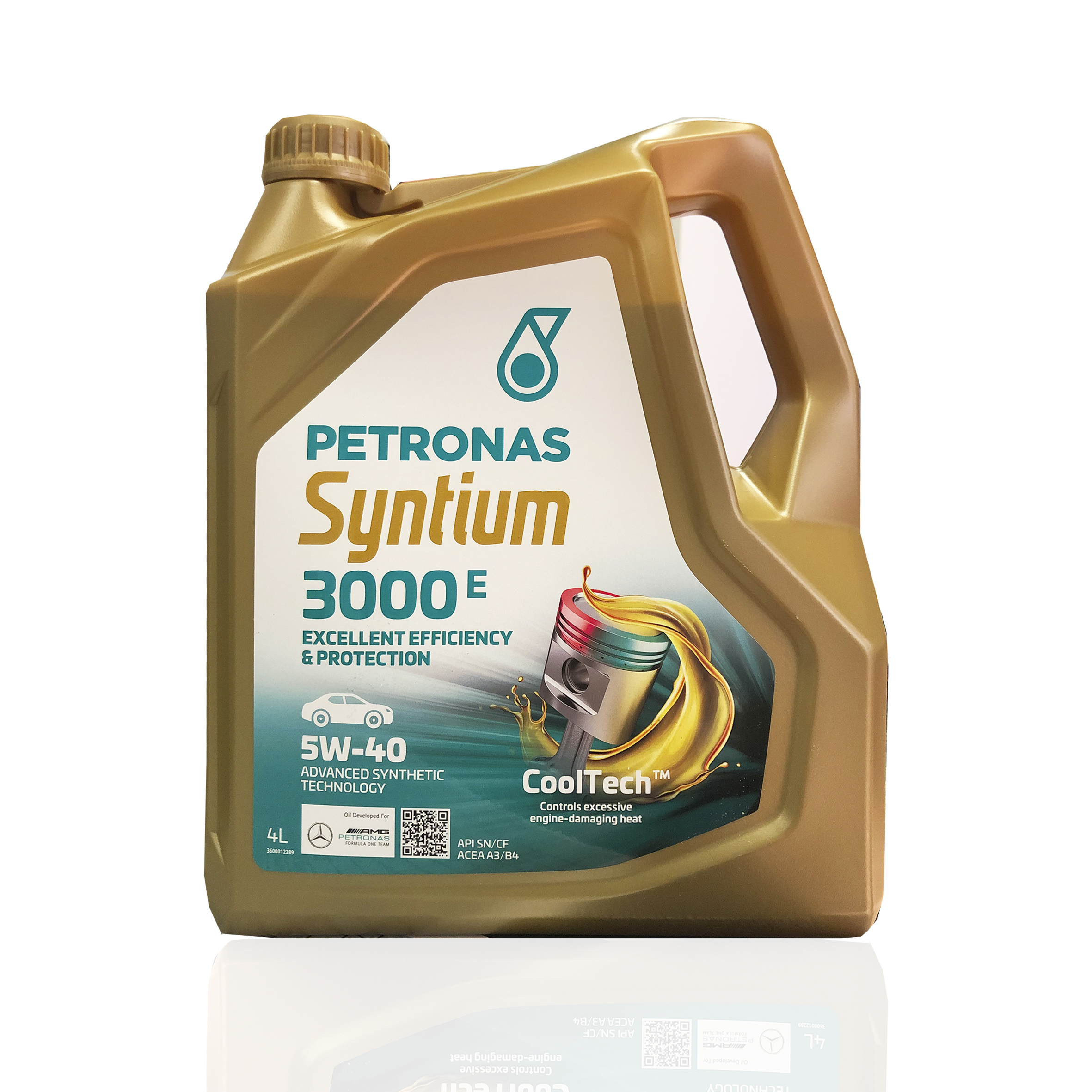 Моторное масло Petronas Syntium 3000 E 5W-40 синтетическое 4 л ✳️ купить по  цене 3937 ₽/шт. в Казани с доставкой в интернет-магазине Леруа Мерлен