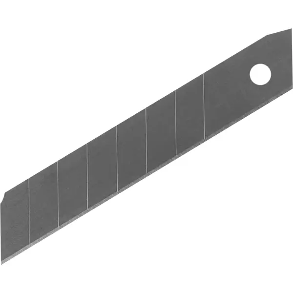Лезвие для ножа 18 мм, 10 шт. лезвия сменные 19х60 мм 5 шт трапецевидные для пистолетного ножа bartex uk 161 сн 124