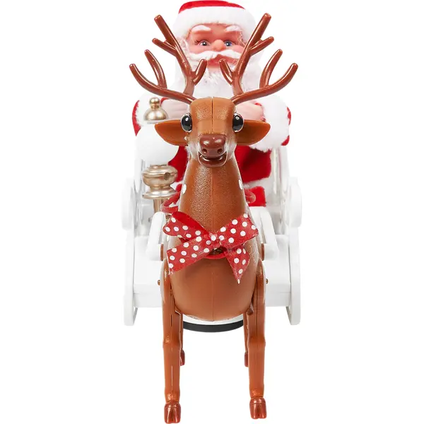 Коллекционная ёлочная игрушка «Дед Мороз в санях»