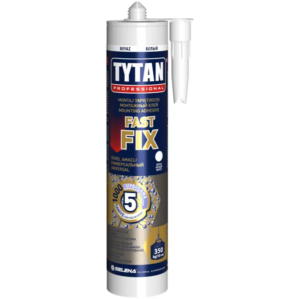 Клей монтажный Tytan Fast Fix универсальный 290 мл клей универсальный для линолеума и ковролина tytan 1 кг
