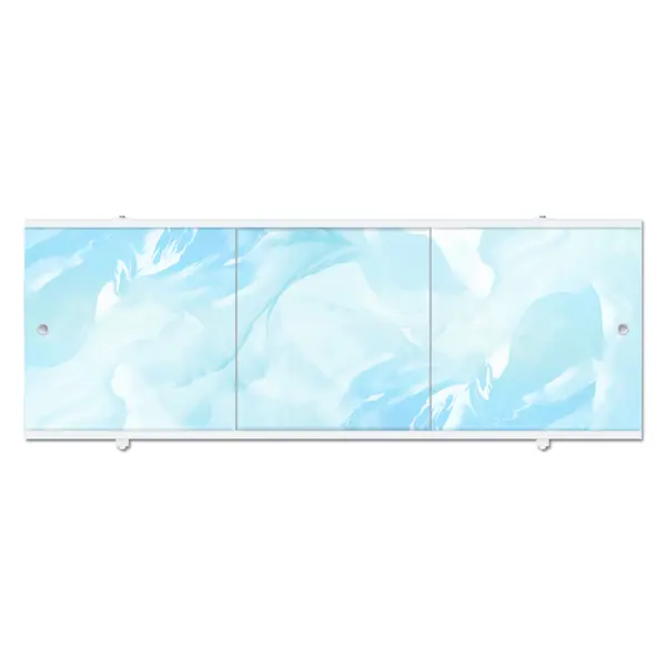 фото Экран под ванну премиум а 168 см цвет голубой без бренда