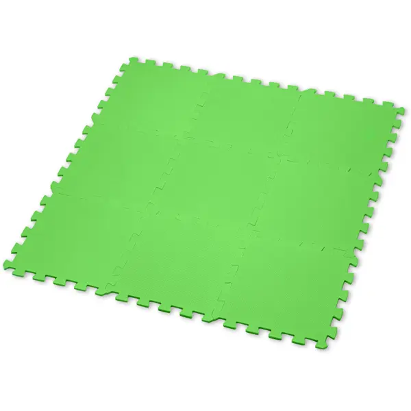 Мягкий пол пазл 33x33 см цвет зеленый мягкий пол пазл 33x33 см красный