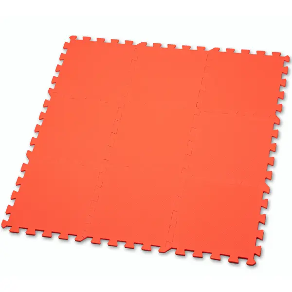Мягкий пол пазл 33x33 см цвет красный
