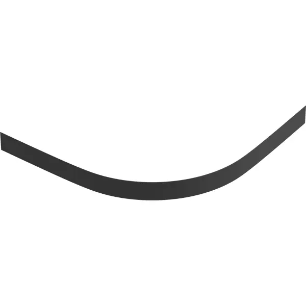Панель душевого поддона Keram 1/4 круга ABS-пластик 90x90 см цвет черный панель душевого поддона form 1 4 круга полистирол 120x80 см