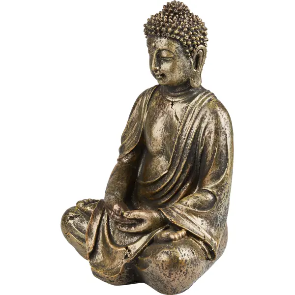 Фигура Будда бронзовая гипс фигура зайчики серая гипс