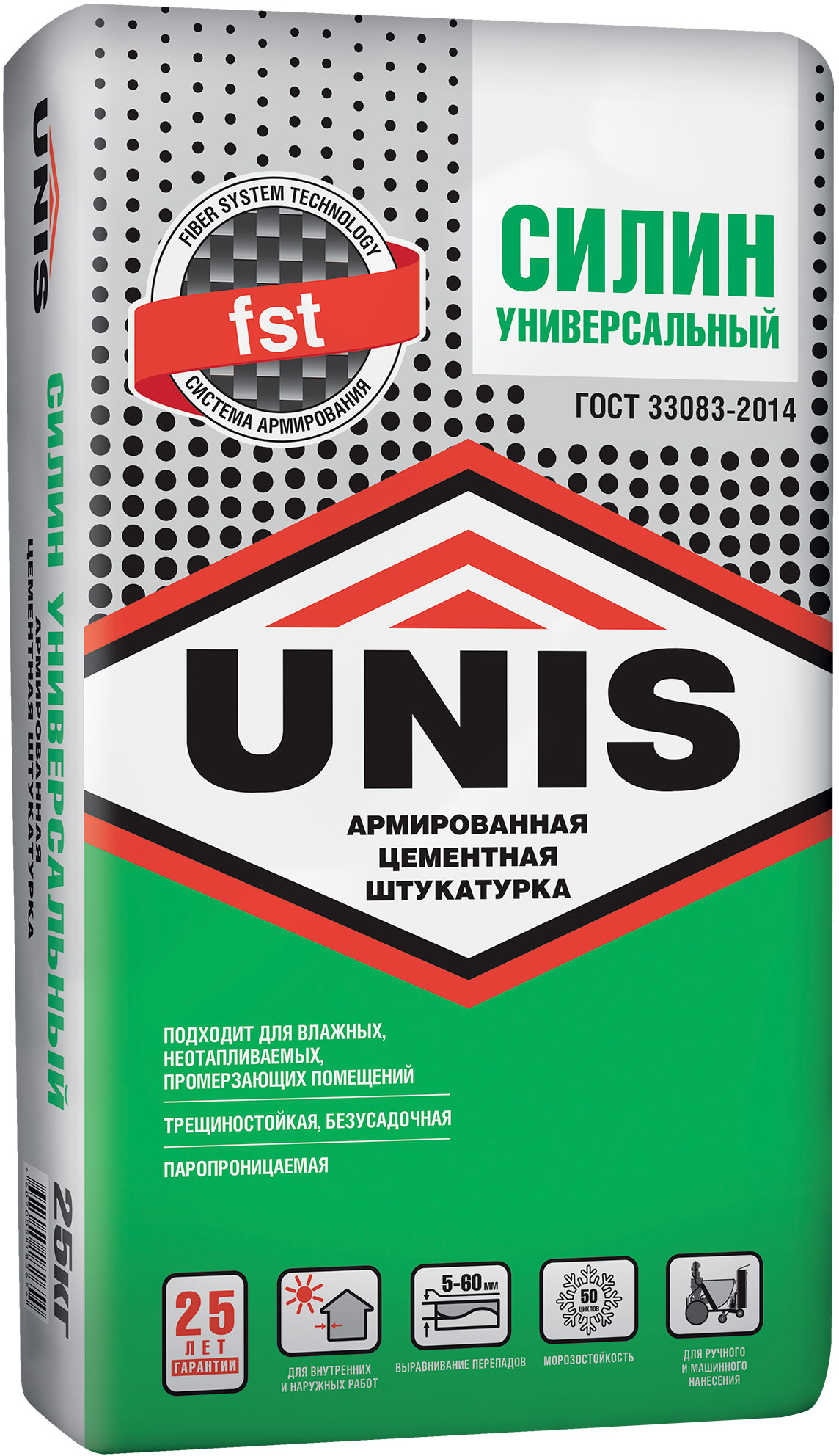 Штукатурка цементная Unis Силин 25 кг ? купить по цене 380 ?/шт. в  Барнауле с доставкой в интернет-магазине Леруа Мерлен