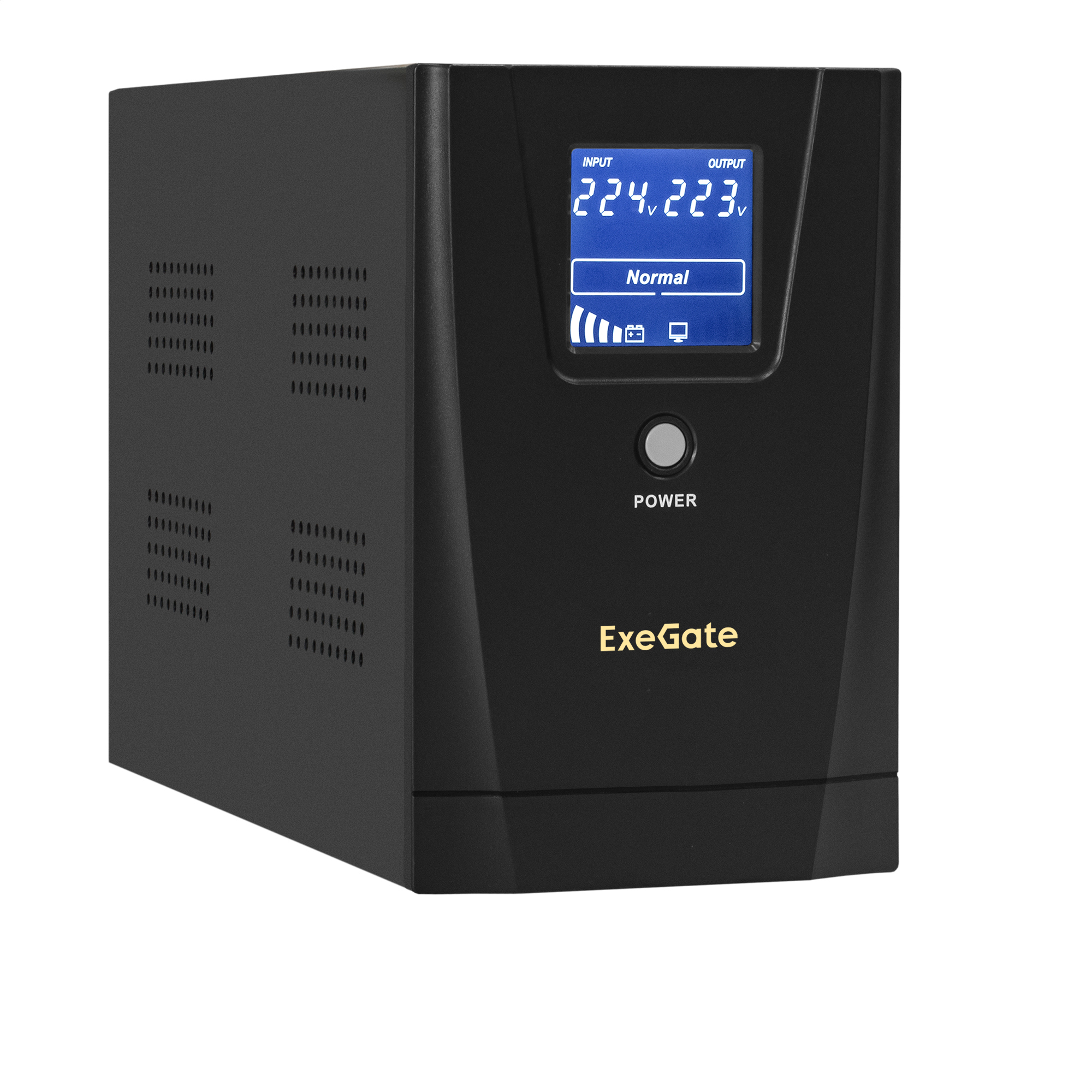 Источник бесперебойного питания ExeGate SpecialPro Smart  LLB-2000.LCD.AVR.1SH.2C13.RJ.USB 2000 ВА 1200 Вт ✳️ купить по цене 10715.3  ₽/шт. в Москве с доставкой в интернет-магазине Леруа Мерлен