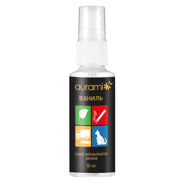 Нейтрализатор запахов Aurami ваниль 50 мл нейтрализатор запаха с гелевыми гранулами aurami лимон 85гр