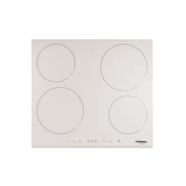 Индукционная варочная панель Hansa BHIW67323 57.6 см 4 конфорки цвет белый индукционная варочная панель homsair