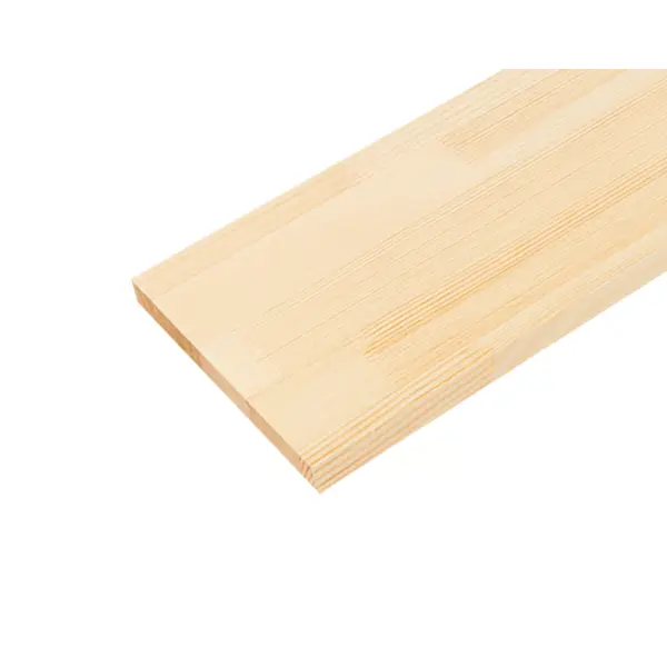 Деревянная панель сращенная 11x120x1500 мм хвоя сорт Экстра прямая деревянная панель для kamilla wood неокраш new