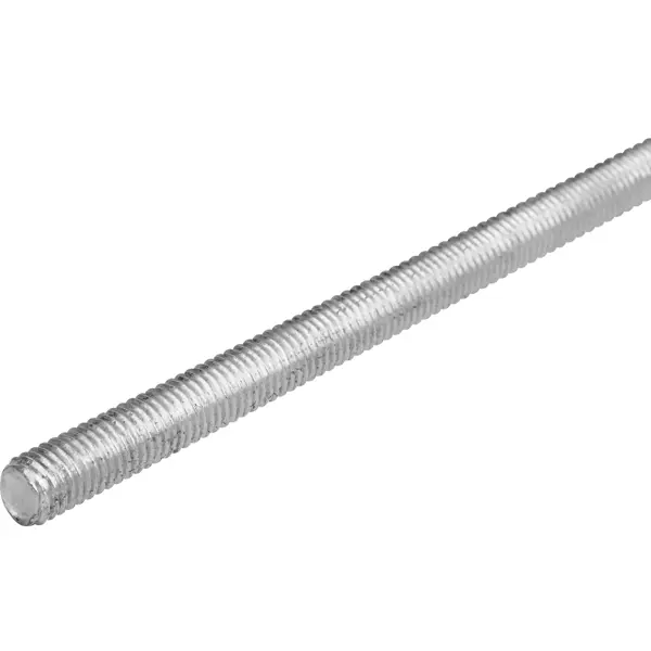 Шпилька усиленная DIN 976 12x200 мм, оцинкованная усиленная оцинкованная резьбовая шпилька мтк