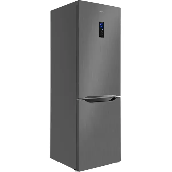 фото Холодильник двухкамерный maunfeld mff187nfis10 66x59.5x187 см 1 компрессор цвет серый