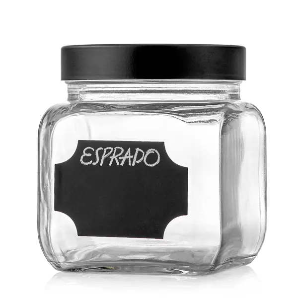 фото Банка для сыпучих продуктов esprado fresco 700 мл стекло цвет прозрачный