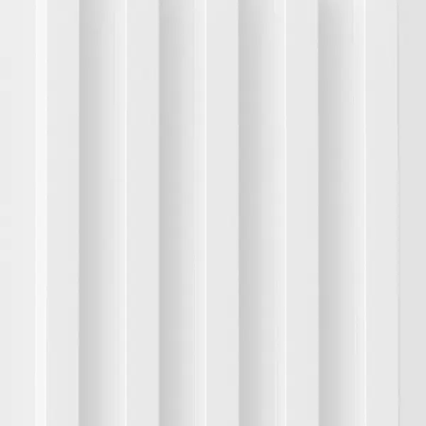 Панель МДФ Natur рейки белые 2760x122x12 мм 0.4 м²
