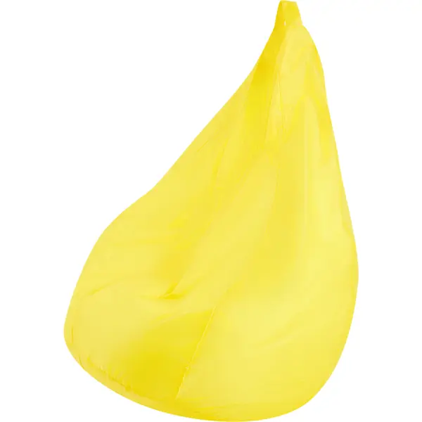фото Кресло-груша оксфорд желтый 80x120 см без бренда