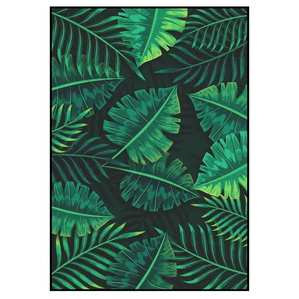 Постер 28 картин Тропические листья рисунок 40x50 см в подарочном тубусе  без рамы по цене 710 ₽/шт. купить в Туле в интернет-магазине Леруа Мерлен