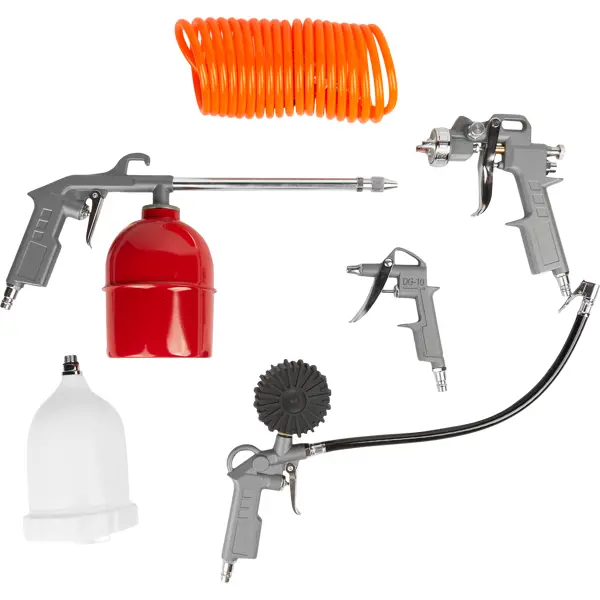 Набор пневмоинструментов Pegas Pneumatic 2801, 5 предметов шпилька для шпилькозабивного пистолета pegas pneumatic