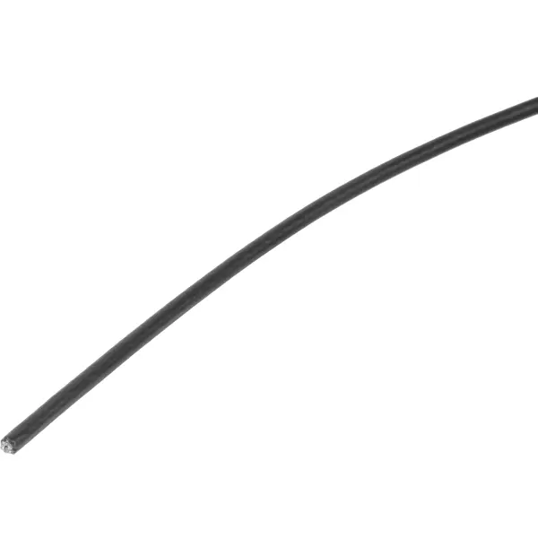 Трос Standers стальной оцинкованный ПВХ DIN 3055 2-3 мм цвет черный 10 м/уп.