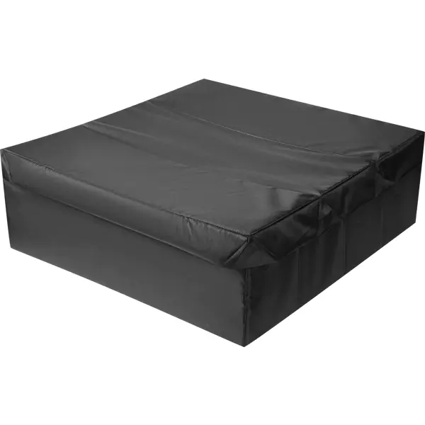 Короб для хранения с крышкой полиэстер 52x55x18 черный мешок для утилизации живой ёлки или хранения искусственной кзнм lm15444309