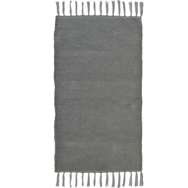 Коврик декоративный хлопок Inspire Manoa 50x80 см цвет темно-серый ковер хлопок inspire manoa 50x80 см зеленый