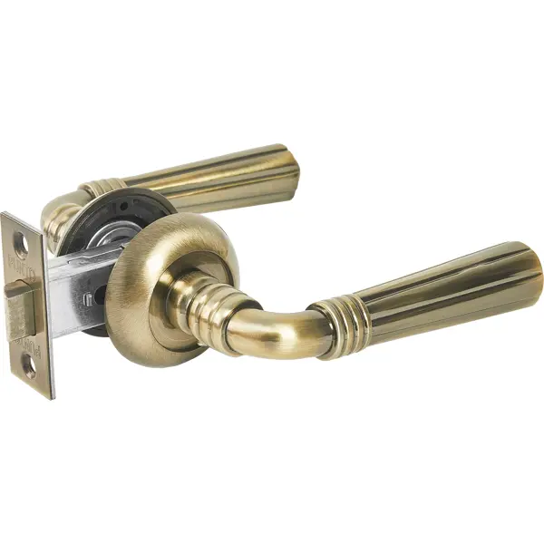 Дверные ручки Punto Demetra, без запирания, комплект, цвет бронза анти стук для дверной ручки doorknob protector микс