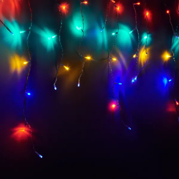 фото Гирлянда светодиодная balance бахрома 6 м разноцветный свет