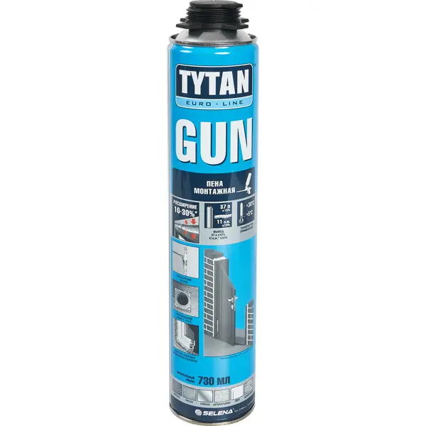 Пена монтажная профессиональная Tytan Gun 40 летняя 730 мл
