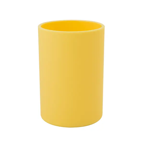 Стакан для зубных щеток Swensa Bland пластик цвет желтый стакан для зубных щеток raindrops