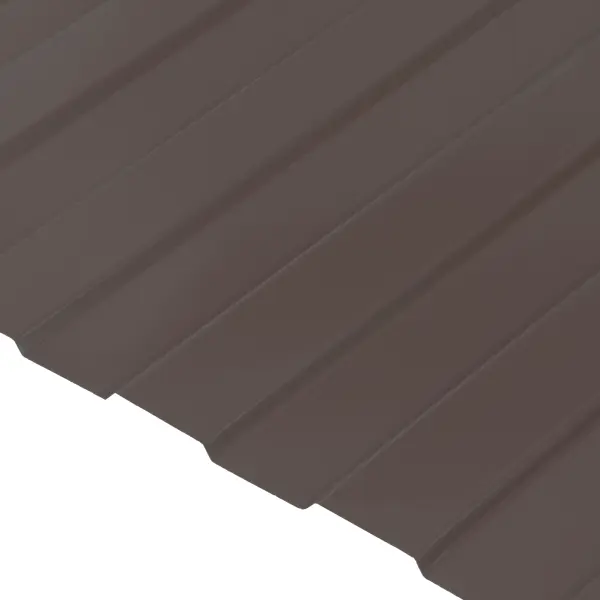 Профнастил С8 0.3 мм 1200x2000 мм RAL 8017 коричневый лист фетра standers 100x8 5 см прямоугольный войлок коричневый