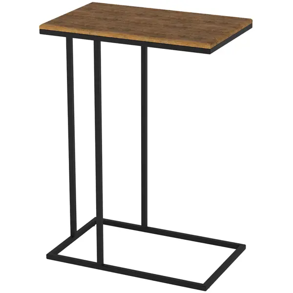 Журнальный столик прямоугольный 50x31x70.5 см дуб американский регенерированный деревянный журнальный столик 70x70x38 см
