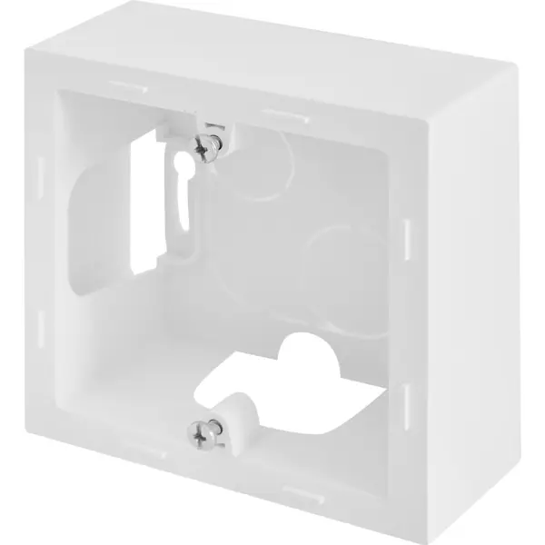 Коробка для накладного монтажа Lexman Lilian цвет белый коробка для наружного монтажа schneider electric glossa 1 пост белый