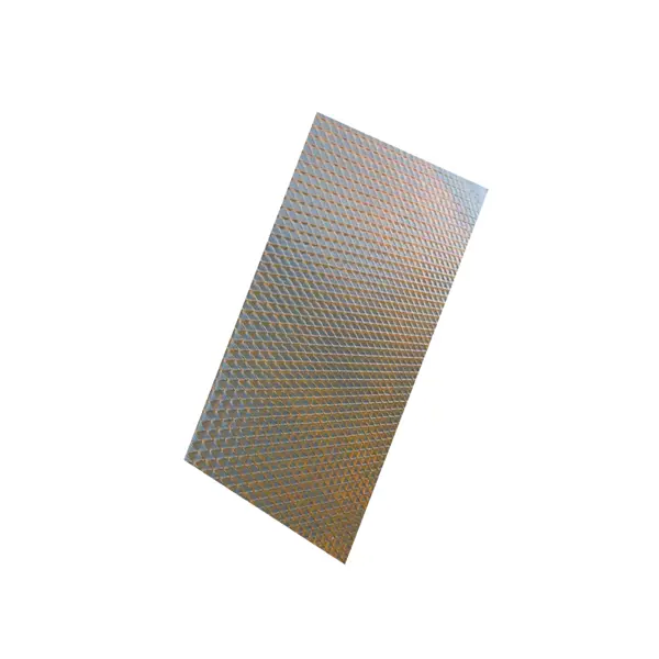 Лист рифленый Ромб 2.5x600x1200 мм, сталь лист рифлёный кожа aisi 430 0 5х300х600 мм нержавеющая сталь