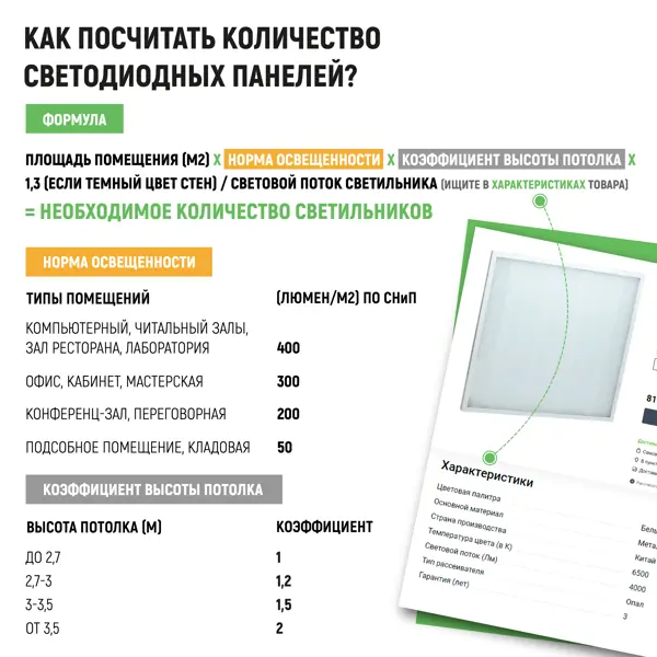 фото Панель светодиодная uniel univ60120 600х120 мм 72 вт 10300 лм 6500 к холодный белый свет