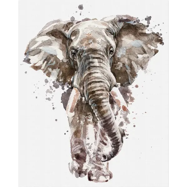 Канвас Слон 40x50 см