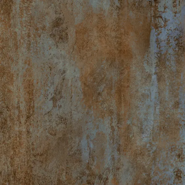 фото Керамогранит alma ceramica oxide 60x60 см 1.8 м² матовый цвет бирюзово-коричневый