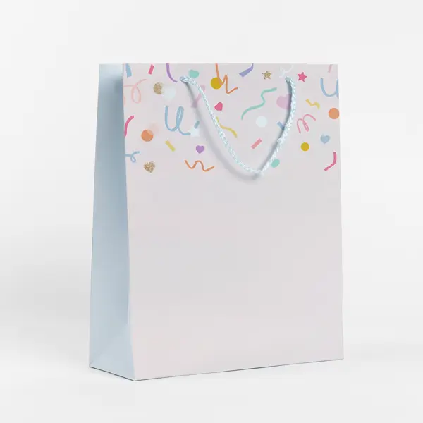 Пакет подарочный Праздник 25.5x36 см цвет нежно-розовый пакет подарочный с любовью 25 5x36 см разно ный