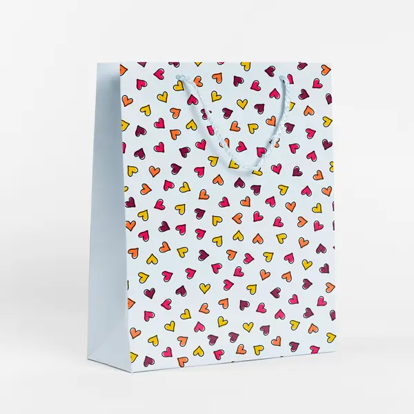 Пакет подарочный С любовью 25.5x36 см разноцветный пакет подарочный нежность 25 5x36 см голубой