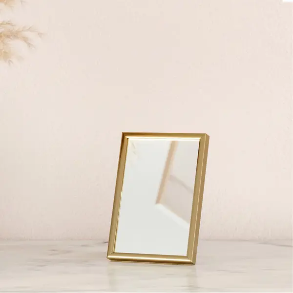 Зеркало декоративное настольное Inspire Lila 11x16 см цвет золотой зеркало настольное swensa bsa mr 22x16 см с подсветкой чёрный