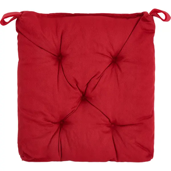 Подушка для стула Малинда 40х38 см красный