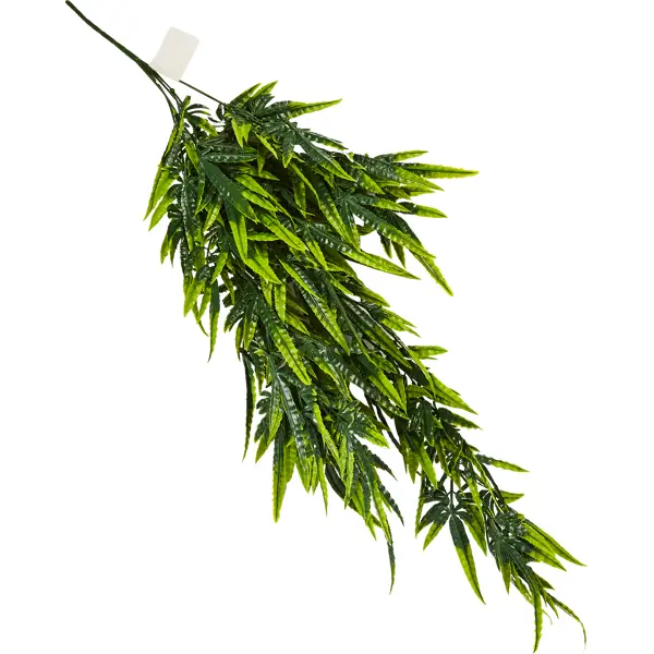 фото Искусственное растение бамбук 50x8 см цвет зеленый пвх без бренда