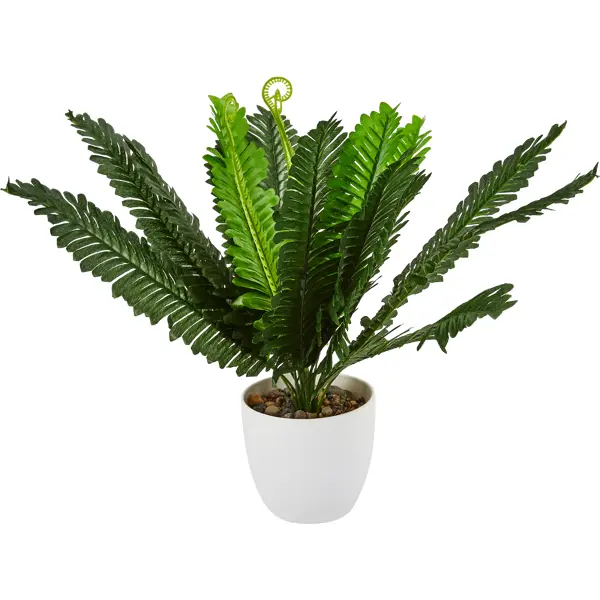 Искусственное растение Папоротник h40 см ПВХ разноцветный растение искусственное тилландсия люкс