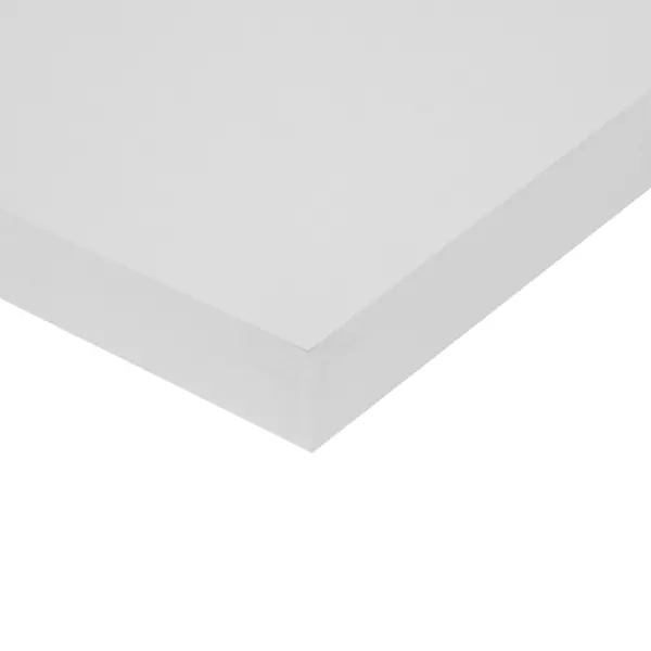 Деталь мебельная 200x600x16 мм ЛДСП цвет белый премиум кромка со всех сторон деталь мебельная 2700x1200x16 мм лдсп белый премиум без кромки