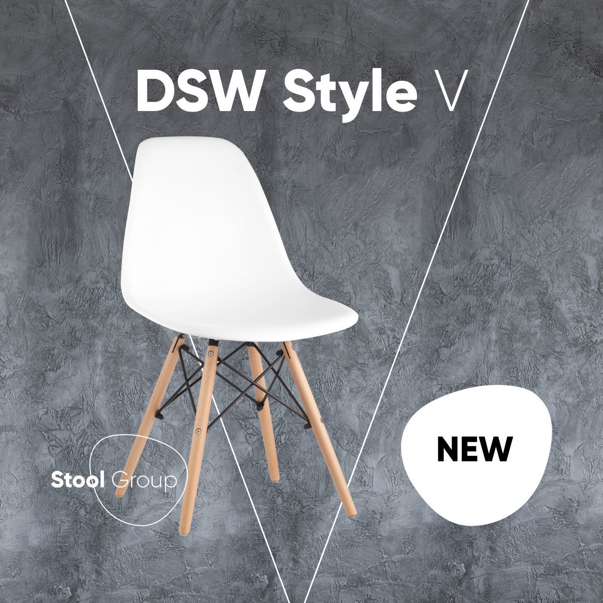 Стул кухонный Стул груп Dsw style 81x53x46 см пластик цвет белый ✳️ купить  по цене 1490 ₽/шт. в Красноярске с доставкой в интернет-магазине Леруа  Мерлен