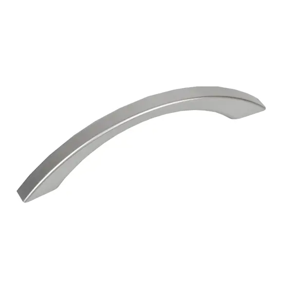 Ручка-скоба мебельная C-7 пластик 96 мм цвет серебро