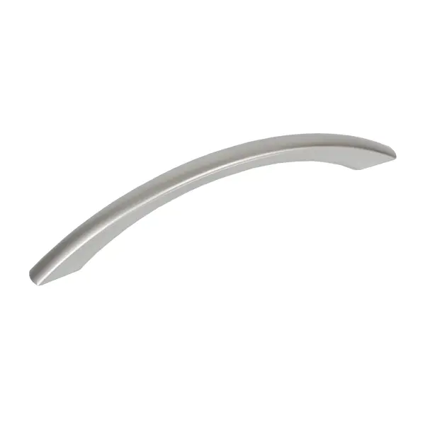 Ручка-скоба мебельная C-7 пластик 128 мм цвет серебро
