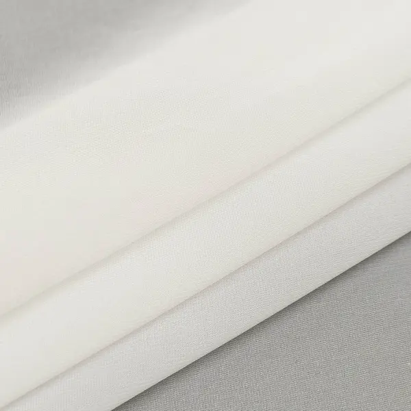 Тюль 1 м/п шелк 295 см цвет молочный прозрачные занавески для гостиной карманные оконные занавески черные 39 wx98 l 2 панели