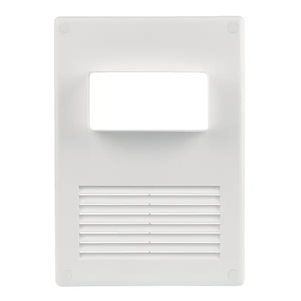 Решетка вентиляционная с сеткой Equation 240x170 мм полистирол цвет белый решетка воздухозаборника 86х86х15 мм белый 15201w